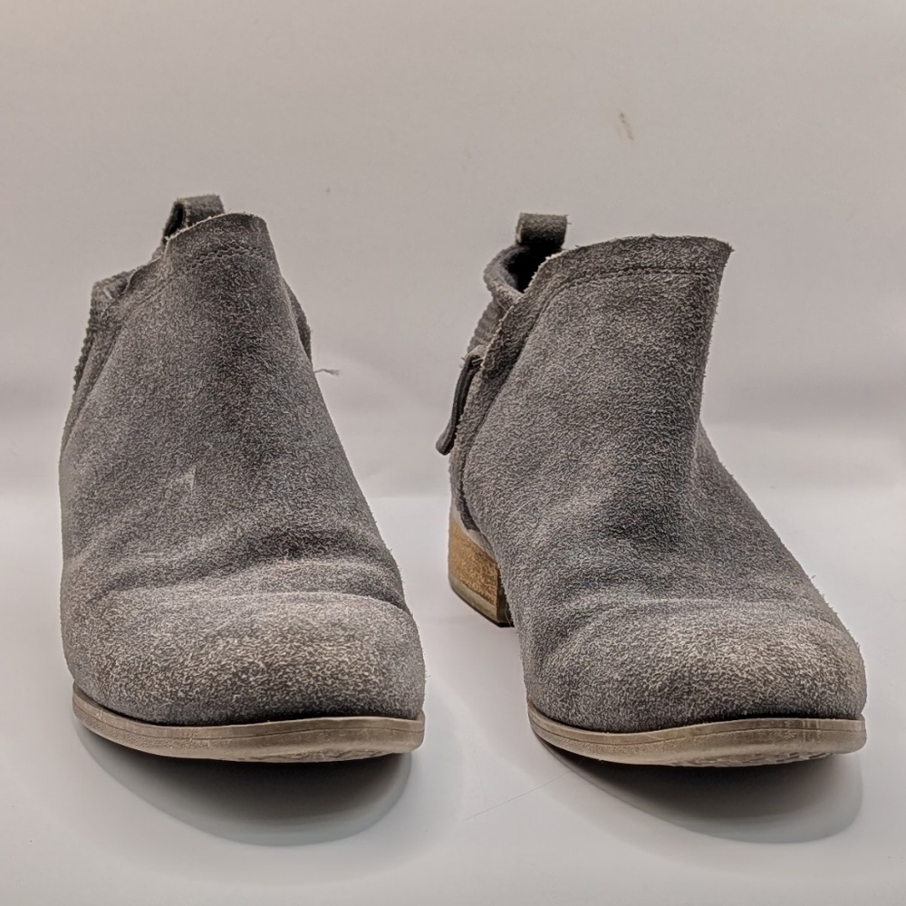 Toms Boots Women 9.5 Gray Deia Ankle Booties